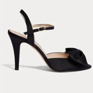 BRAND NEW FOREVER  FLOWER BOWNOT POINTED TOE HIGH HEEL STILETTO SANDAL